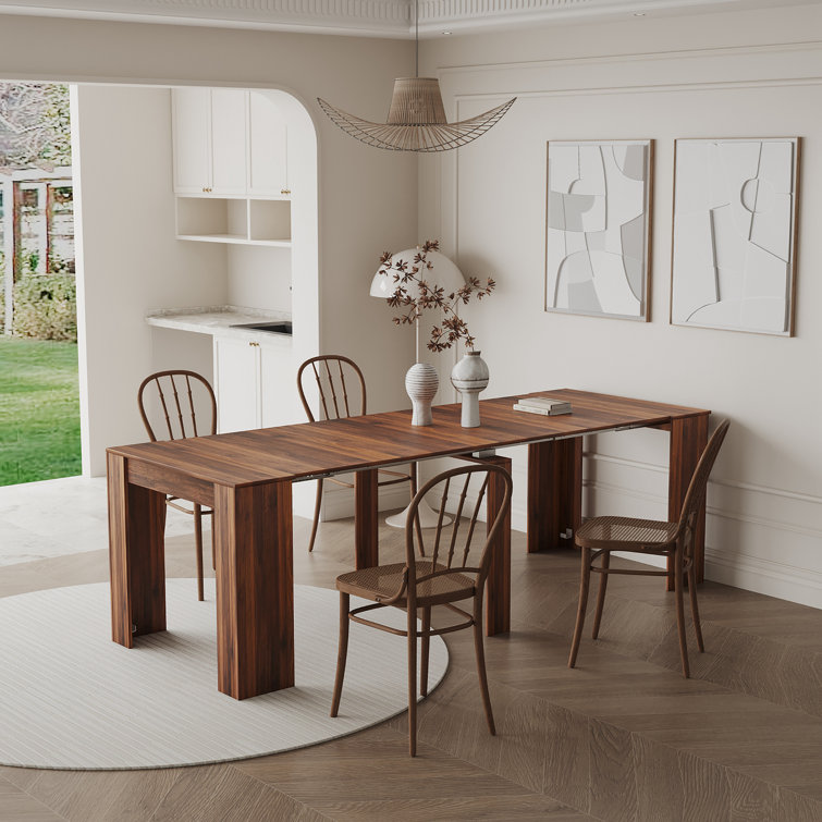 Retractable deals dining table